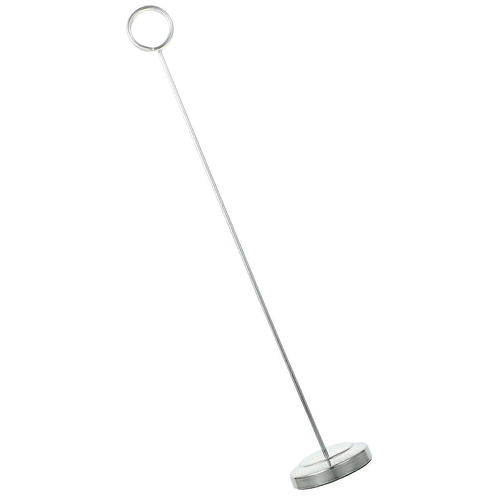 Stainless Steel Table Number Holder Desktop Sign Clip Sleek Design For Weddings Receptions 1Pack
