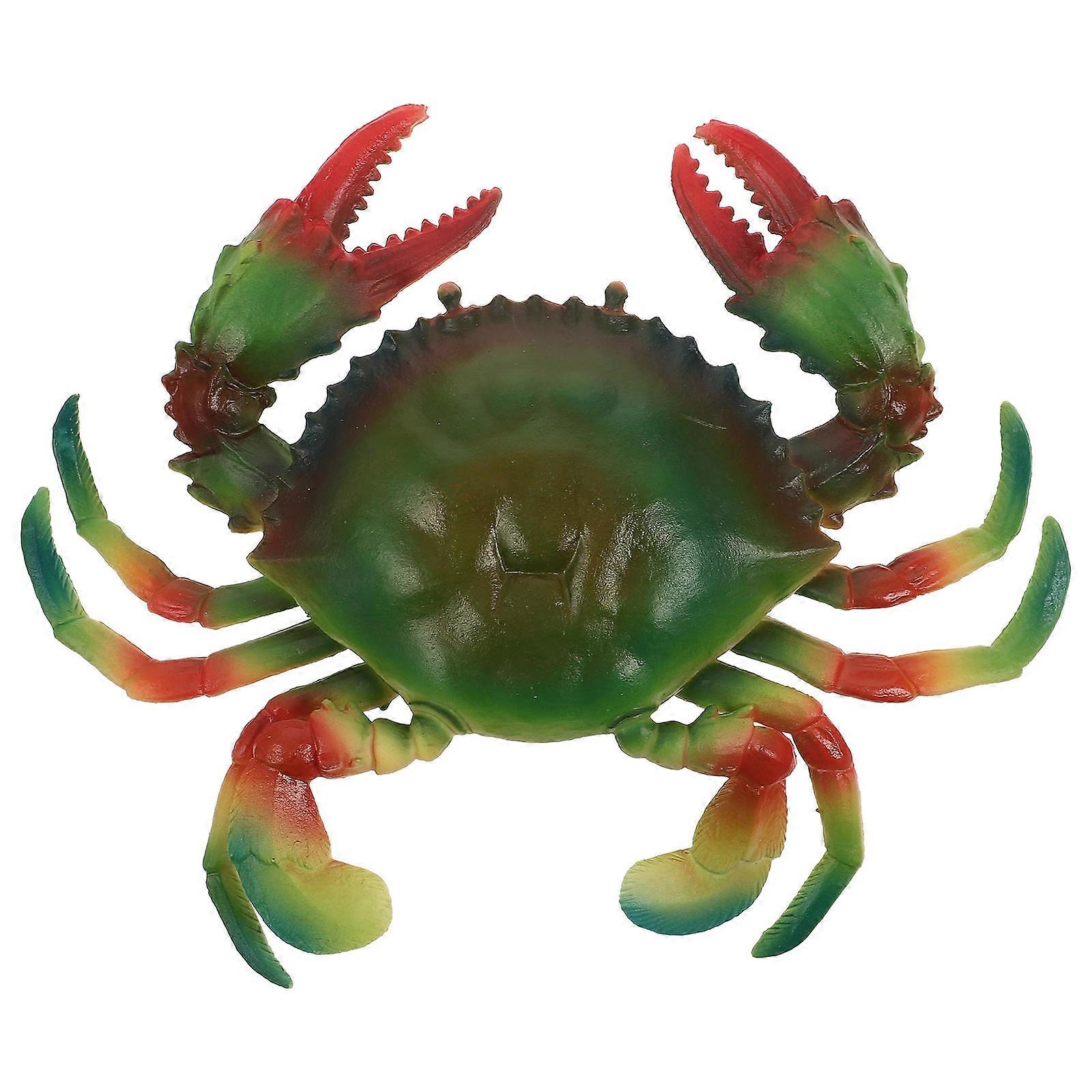 Realistic Crab Model Creative Learning Figurine for Early Education Cognitive Development and Imaginative Play