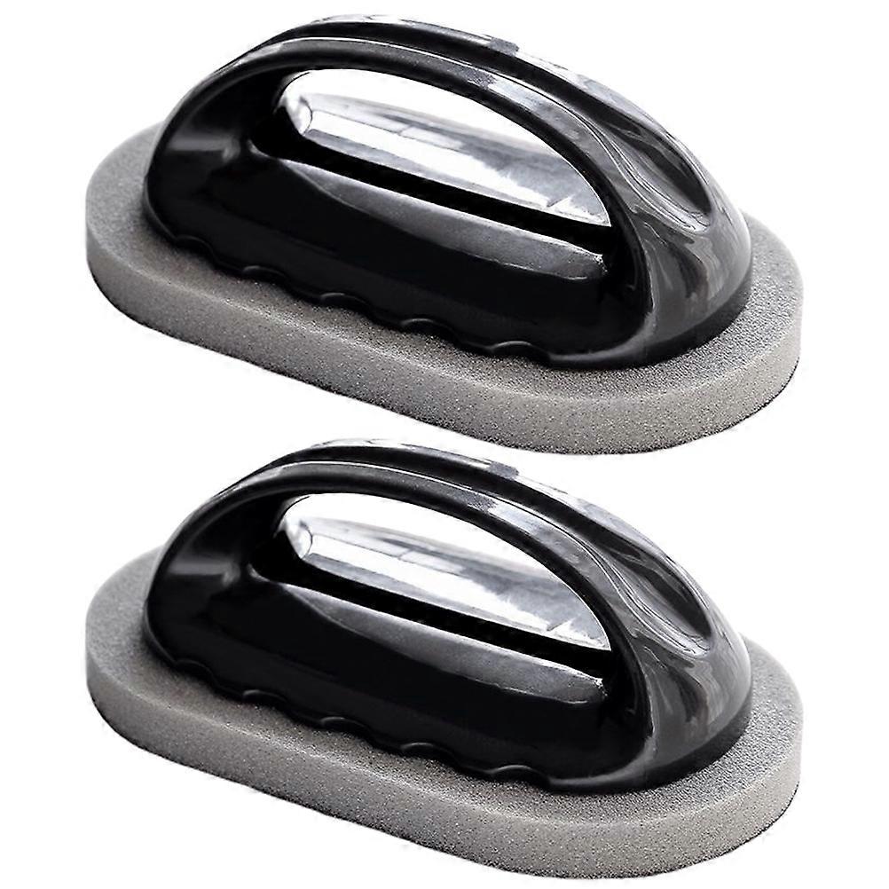 Dish Cleaner Scrubber 2Pcs Kitchenware Tool Assorted Color Rectangular Powerful Cleaning For Vehicle Owners