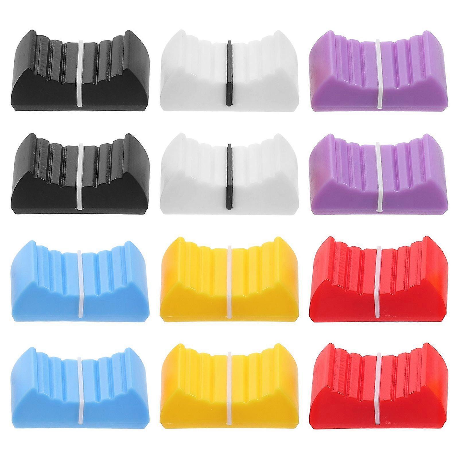 12pcs Fader Ersetzen von Pull Caps Fader Ersatz Pull Cap Compact Fader Push Caps Fader Push Caps Fader Pull Caps Fader Teile
