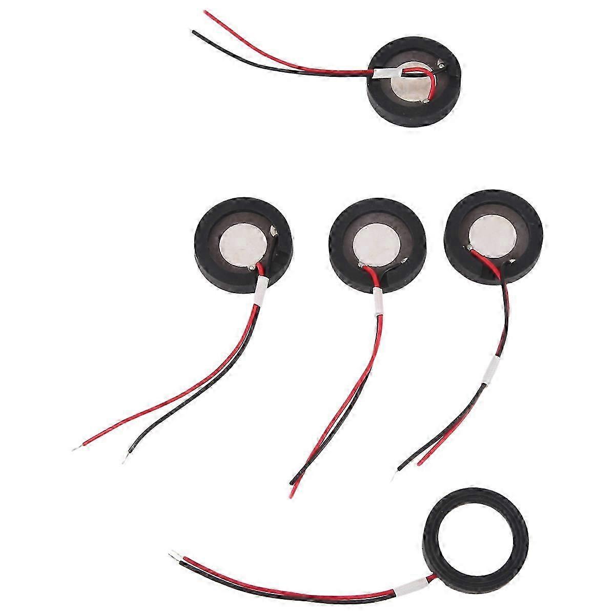 5 PCS 25mm Ultrasonic Mist Maker Fogger Ceramics Discs with Wire & Sealing