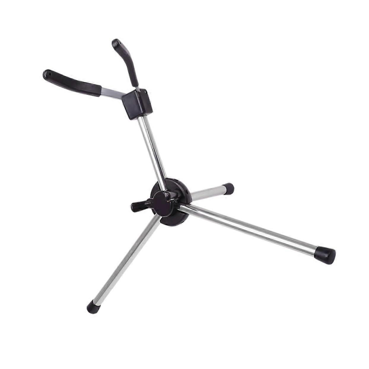 1 Piece Foldable Saxophone Stand for Soprano Holder Black for Music Lessons and Performances Ergonomic Design Stable and NonSlip