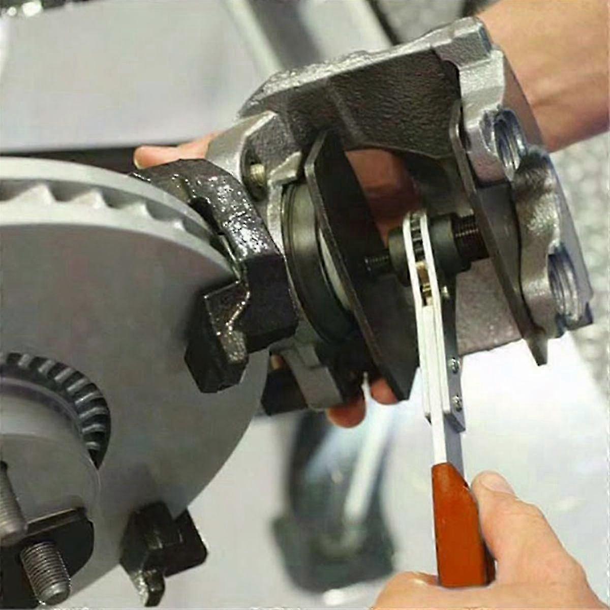Disc Brake Piston Compressor Tool with 2 Hooks for Brake Caliper Repair and Maintenance