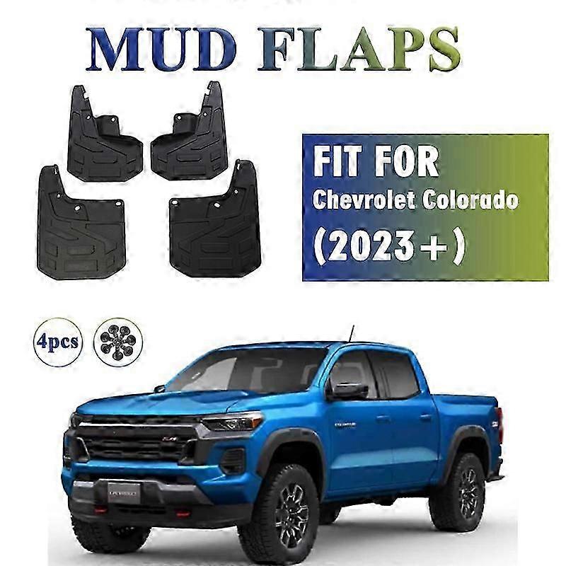 Excellent 2023 2024 2025 FOR Chevrolet Colorado GMC CANYON Mudflaps Fender Mud Flaps Guard Splash Mudguard Car Accessories Front Rear 4pcs