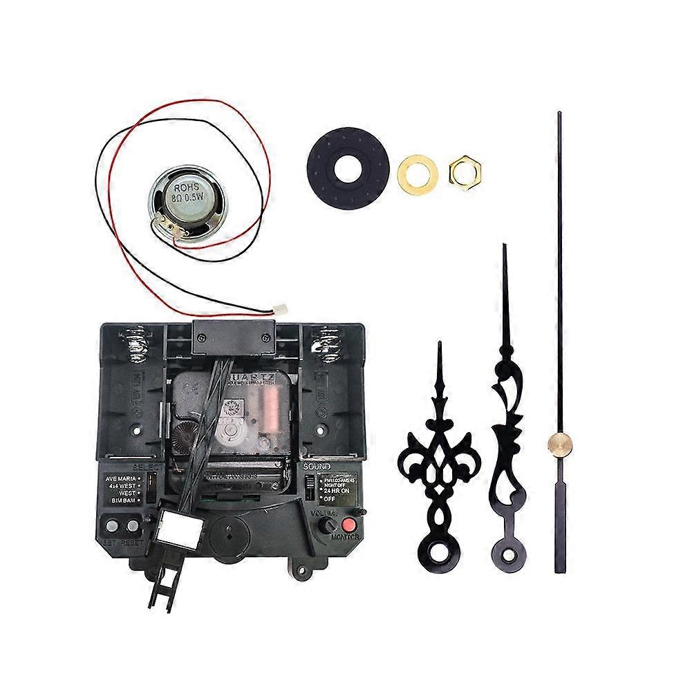 Quartz Clock Movement Mechanism, with Hands Silent Kits Box Mechanism