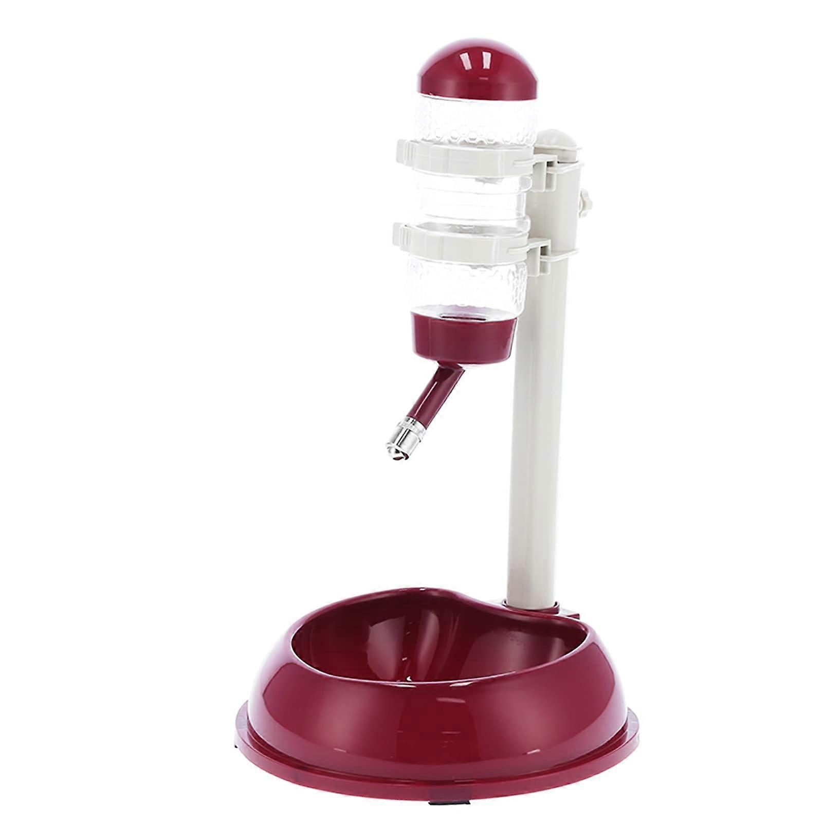 Pet Lift Drinking Fountain Feeder Automatic Feeding Dog Water Dispenser Cat Dog Practical HeightAdjustable Mounting Design