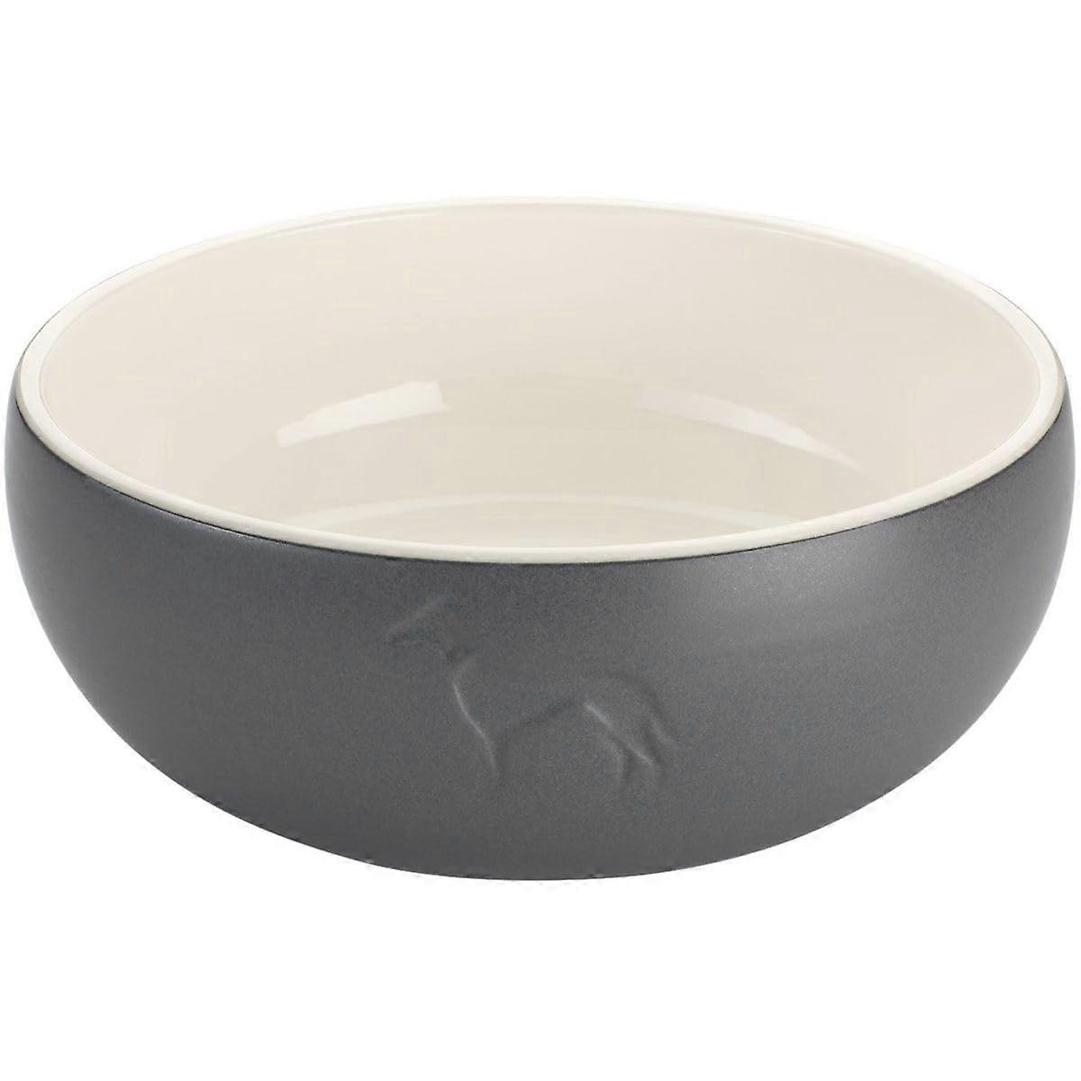 LUND Ceramic Bowl 900 ml Grey 900 ml gray
