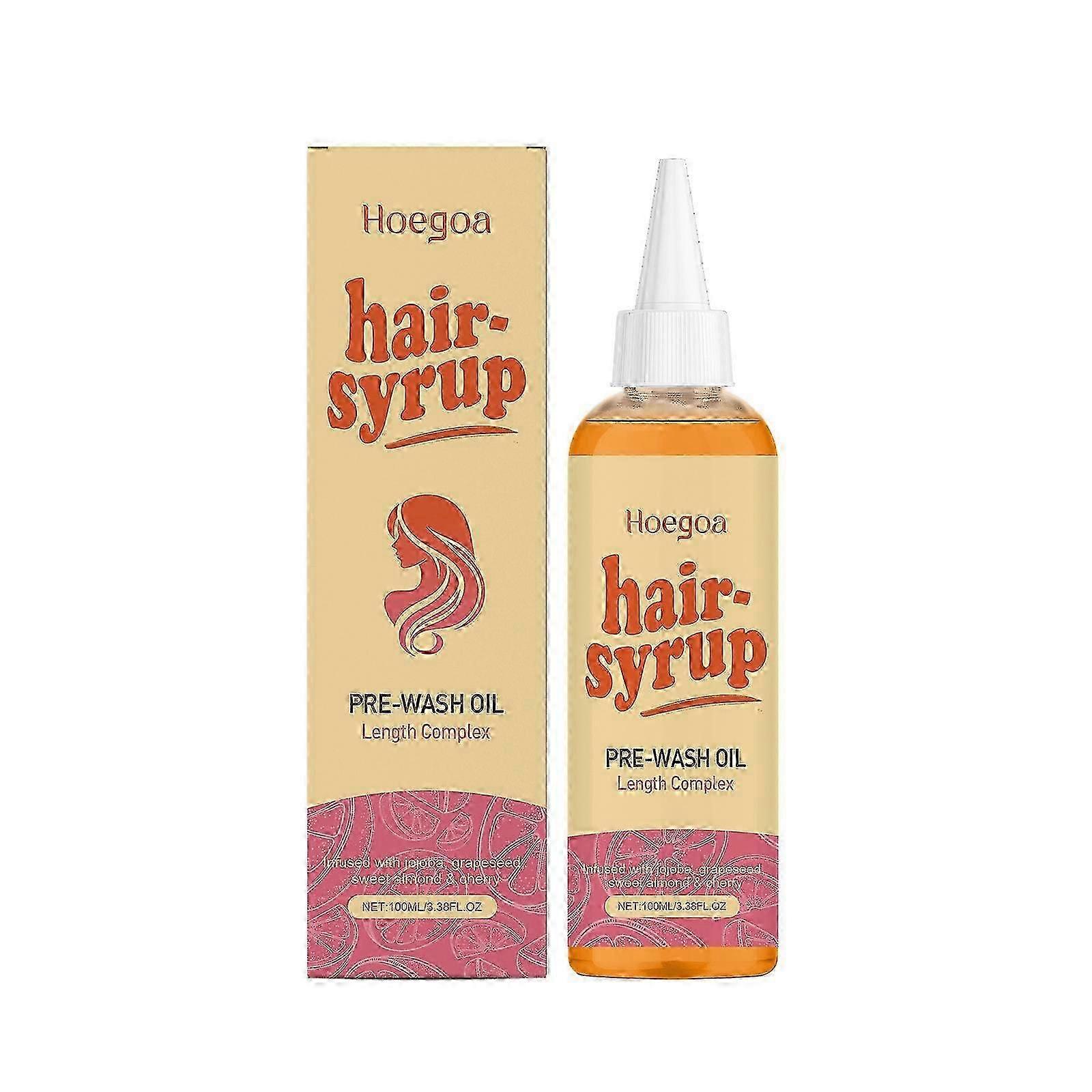 Sirop capillaire Rapunzel 2025, huile de prélavage, traitement pour stimuler la croissance des cheveux, 100 ml