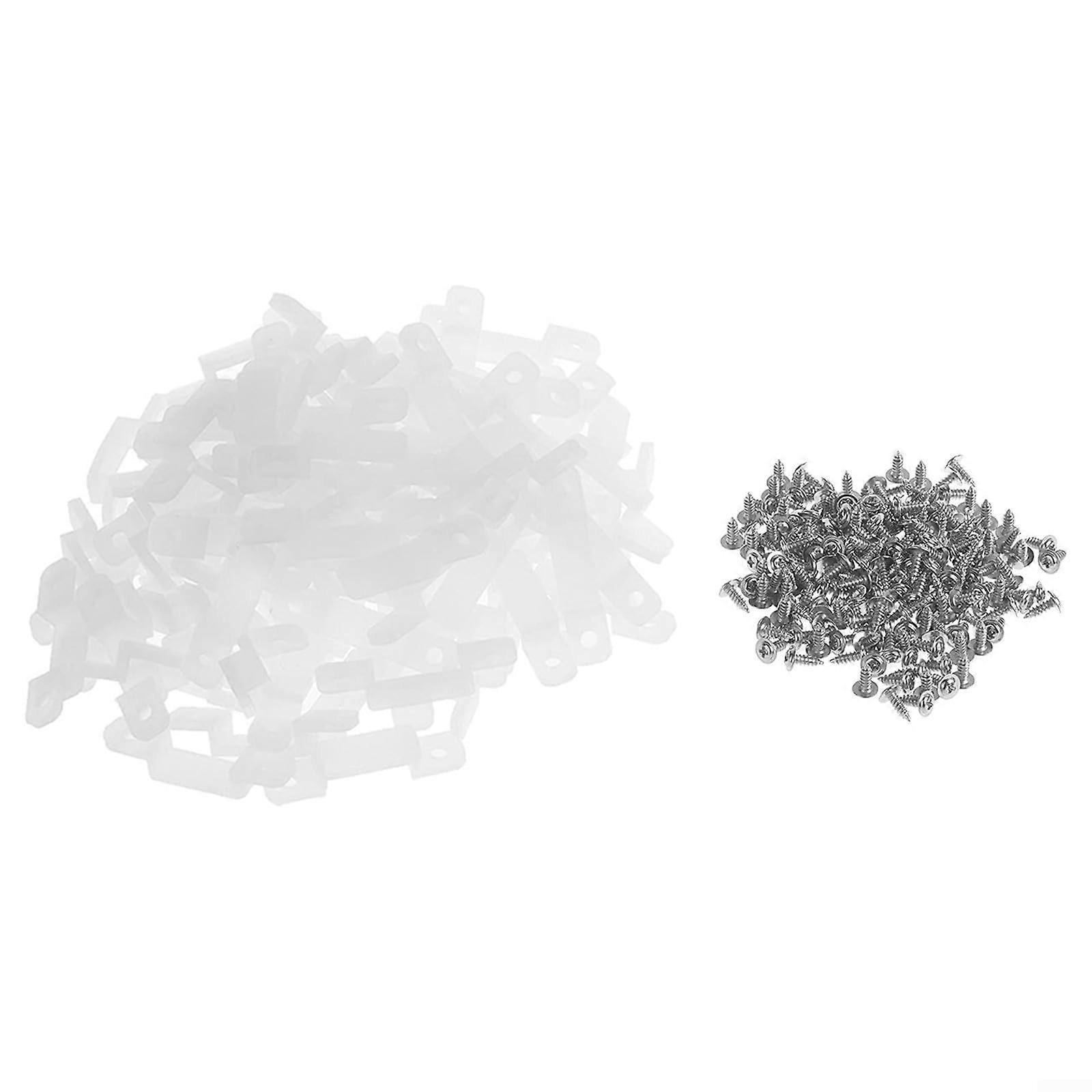 High Performance Silicon Fastening Clips Kit 50 Pack with Robust 10mm Securing Hardware for Versatile Applications