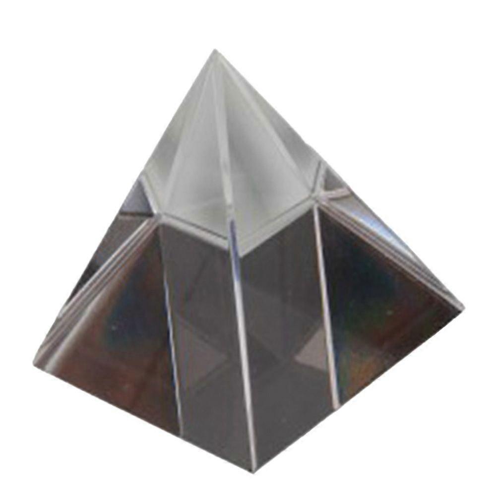 1PC 40mm Optical Glass Four Sides Pyramid Shape For Optical Experiment Optics Instruments Rainbow Principle Research