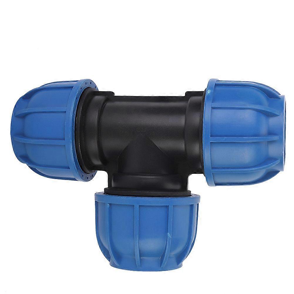 PE Plastic Water Pipe Connection Fitting 63mm Tee Connector Fitting
