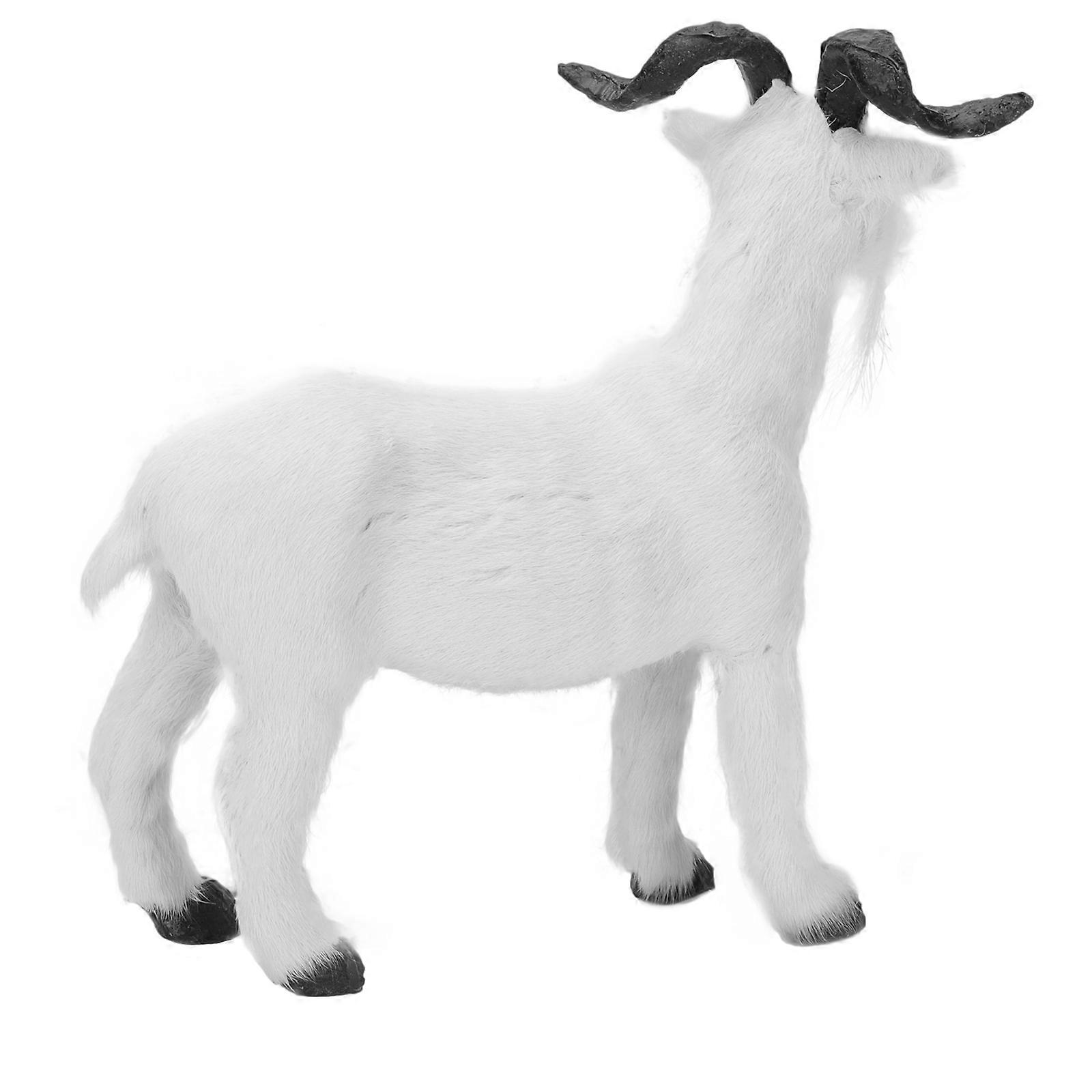 Land Animal Ornament Goat Model for Educational Material Teaching Props 1Set