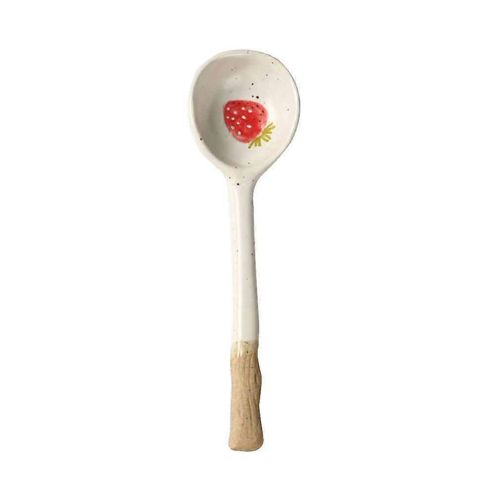 Adorable Coffee Spoon Ceramic Spoon Restaurant Soup Spoon Creative Ceramic Spoon