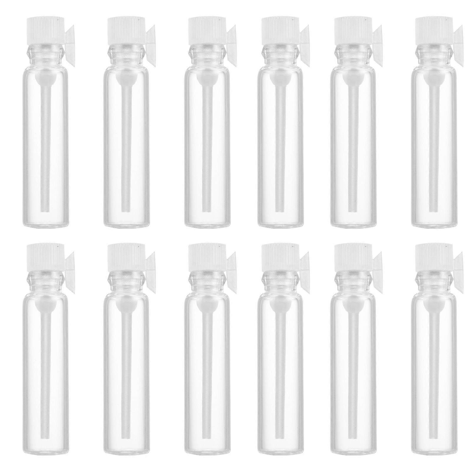 50pcs Empty Perfume Sample Bottles Mini Glass Refillable Sample Vial Containers