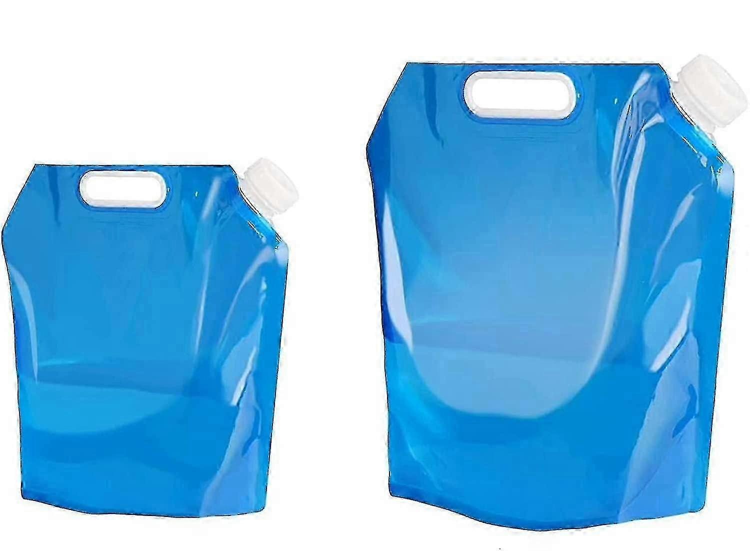 2pcs 5L And 10L Folding Water Bottle 5l+10l