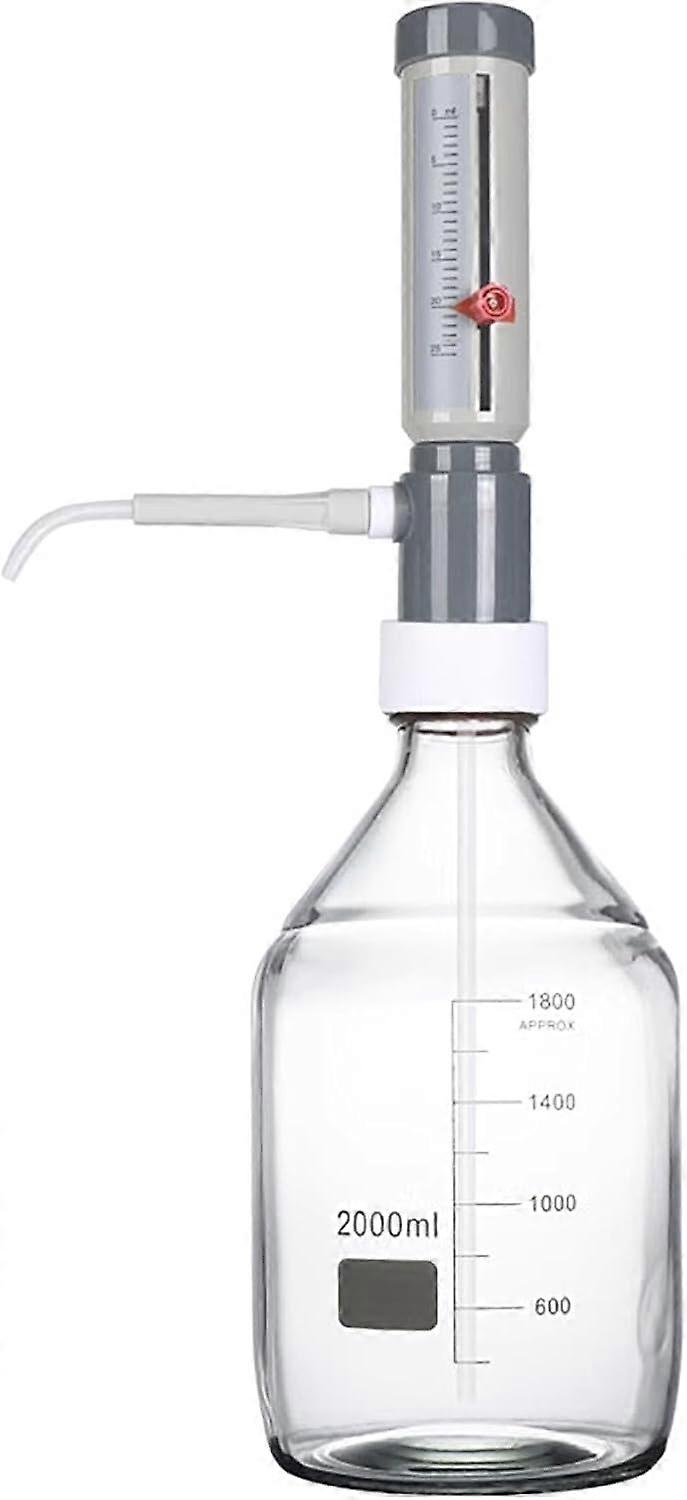025ml Bottle Dispenser, Adjustable Capacity, No Dripping, Safe Pipetting for Acid, Base