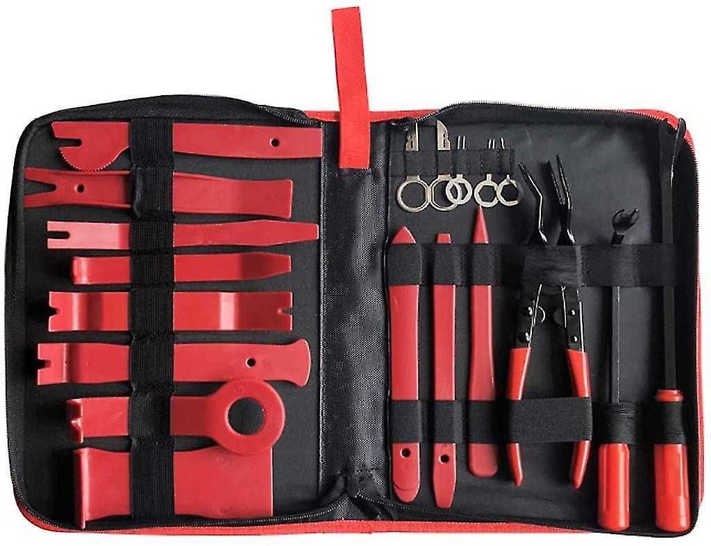 19 Pieces Trim Tools, Difficult Auto Disassembly Tool With Clip Puller