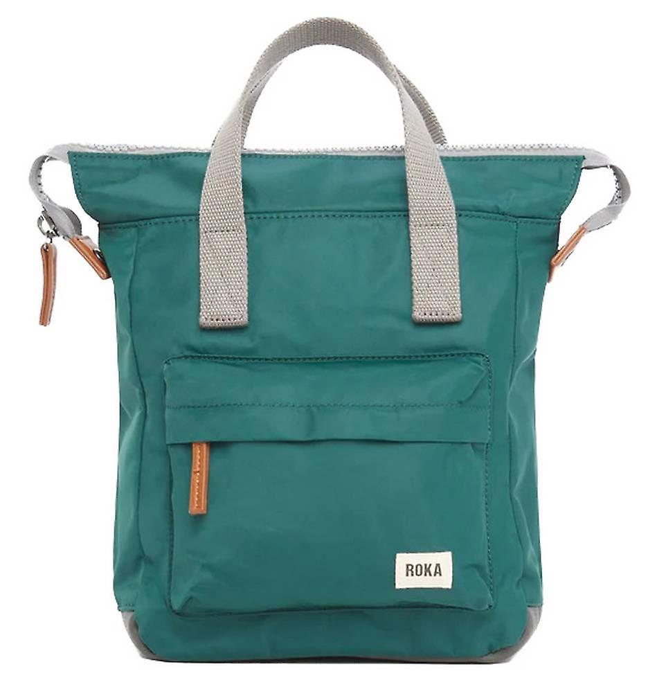 Roka Bantry B Small Sustainable Nylon Backpack - Teal