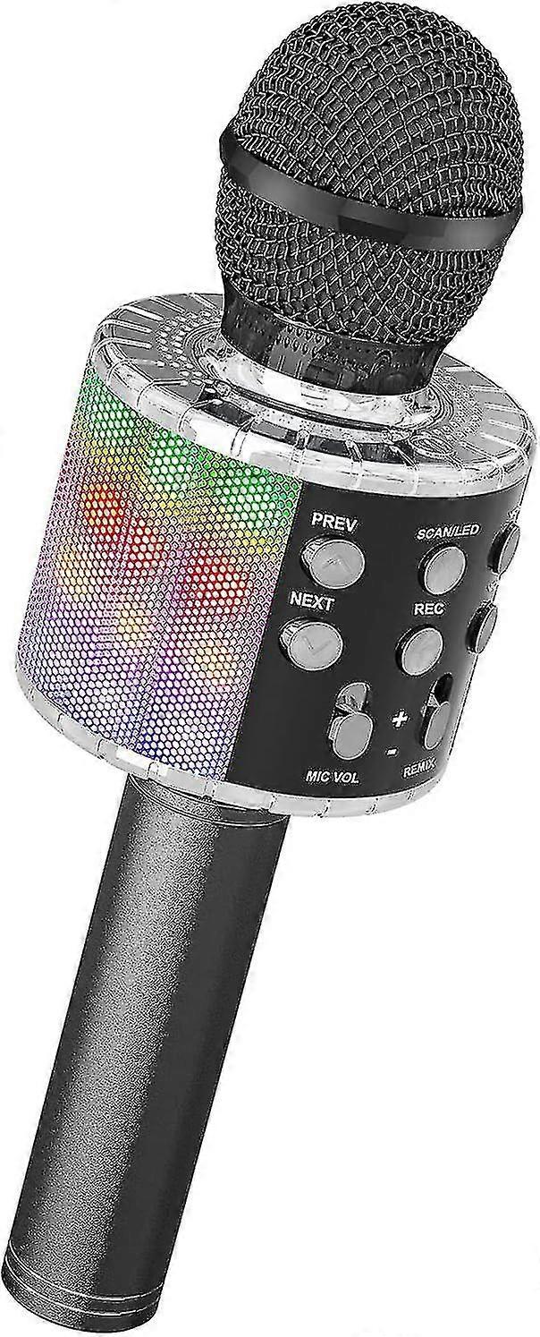 Wireless Karaoke Microphone with Four-in-One Function and 8-Hour Long Battery Life