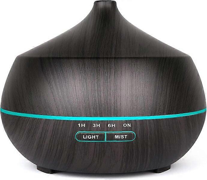 Ultrasonic aroma diffuser, 400ml water tank, automatic shutdown and seven-color lights