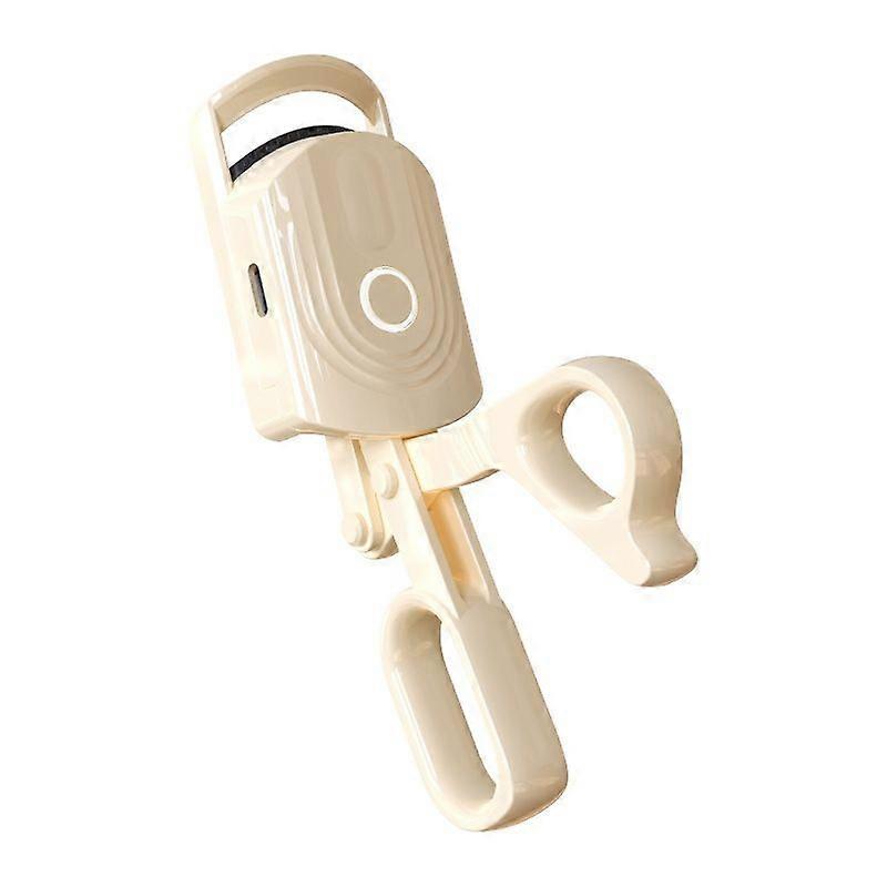 Heated Eyelash Curler - USB Rechargeable Heated Eyelash Curler (Type C), 3 Heating Modes(yellow)
