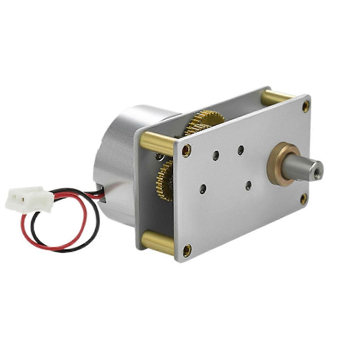 Miniature Brushed DC Motor 4142-300 6V Slow Gear Reduction Small Motor with Speed Regulation Support