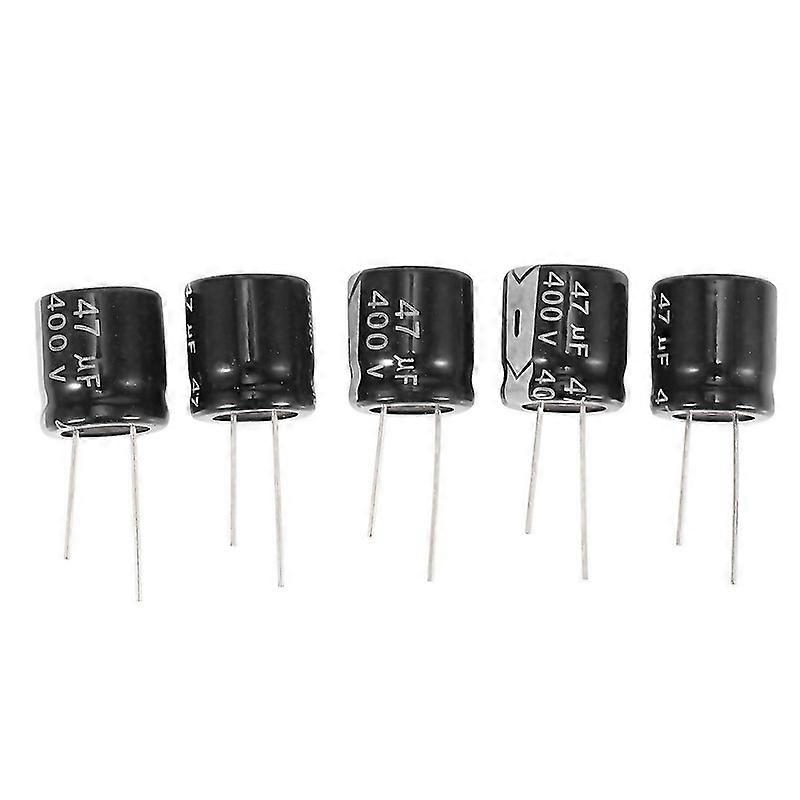 For 5 Pcs 400v 47uf 18 X 20mm Aluminum Electrolytic Capacitor