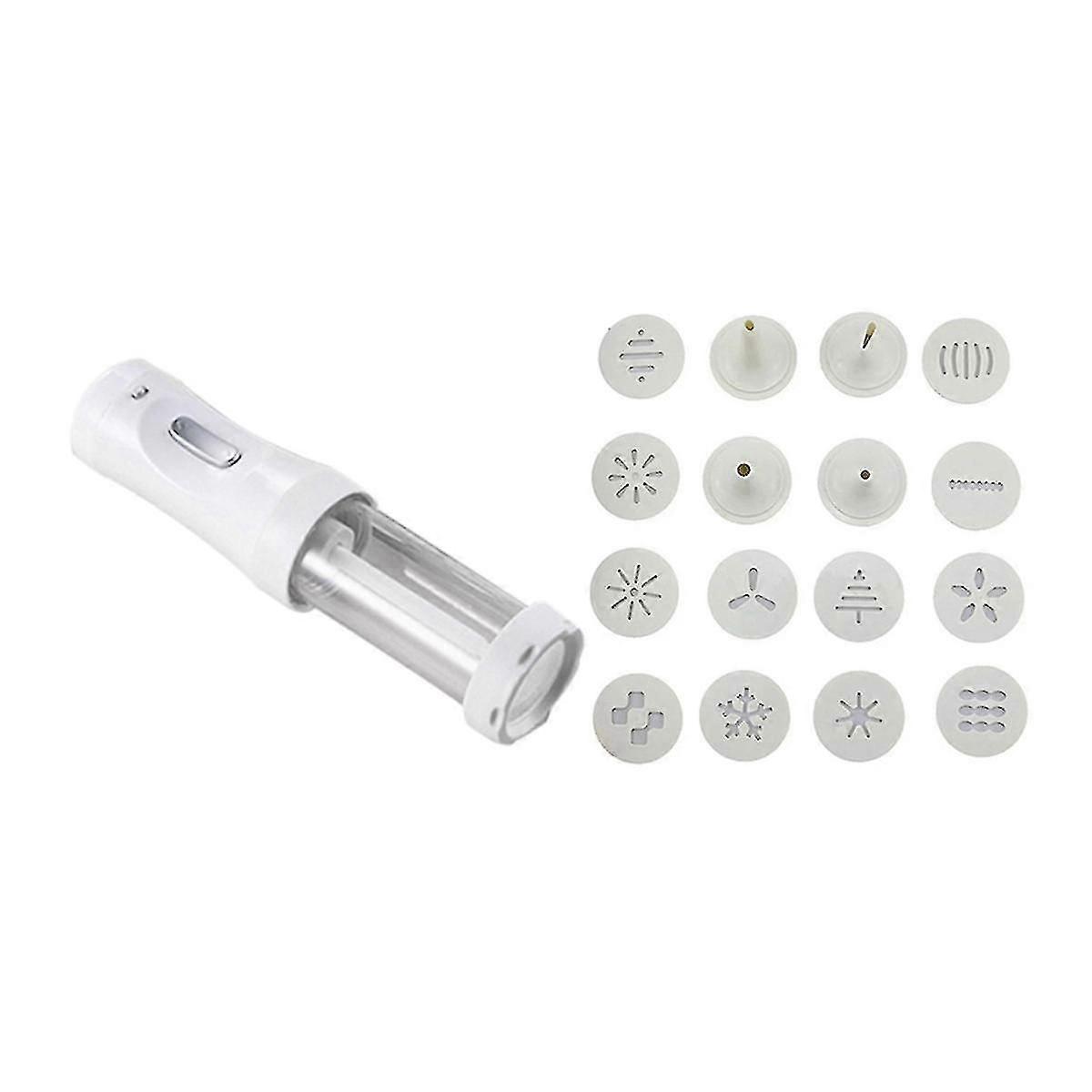 Electric Cookie Maker Tips Compatible Cake Diy Tools White1set