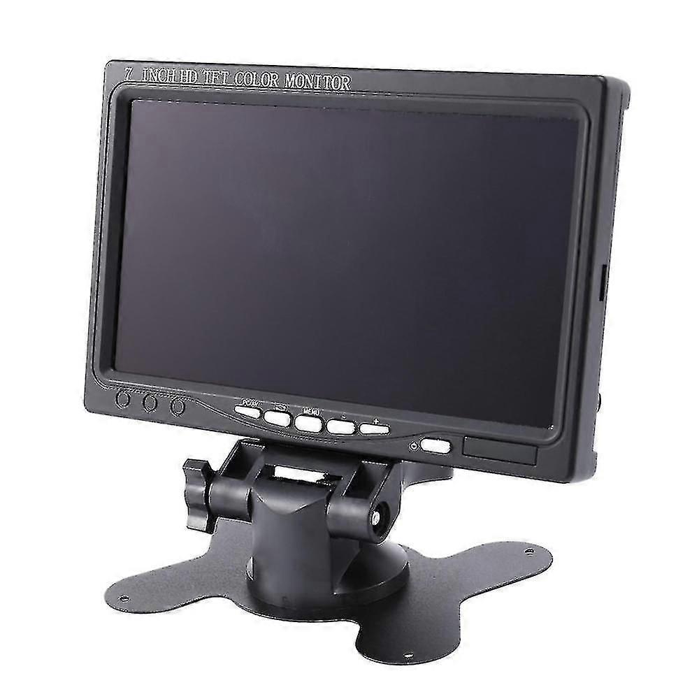 7 Inch Portable Monitor 1024x600 Display -compatible/vga/av Photography Monitor Eu Plug