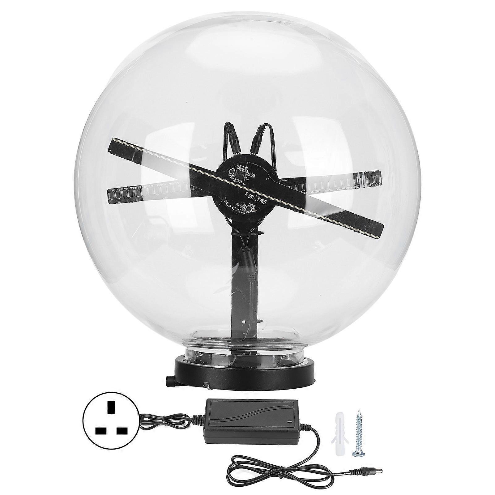 Wireless WIFI 3D Holographic Projector, Ball Shape Display, 100-240V, UK Plug