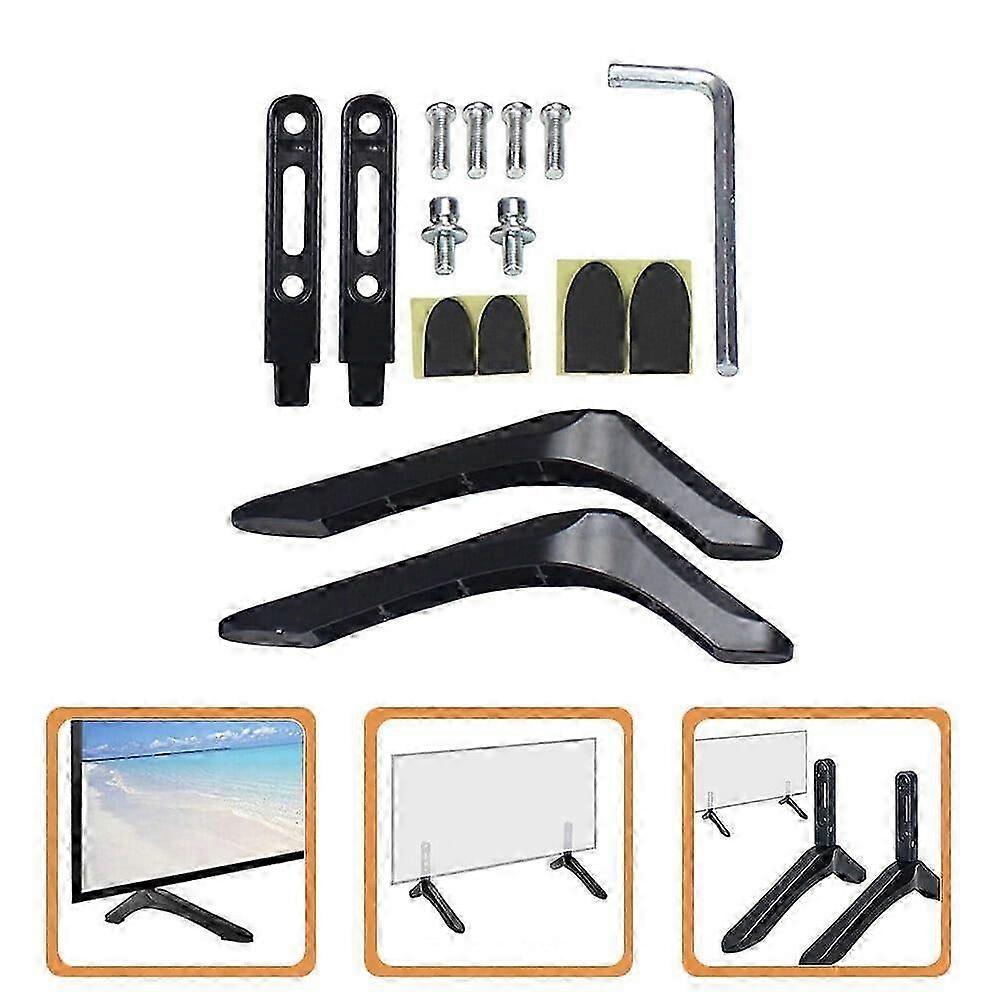 2025 Latest Model Universal TV Stand Tabletop for Most 32 to 65 inch LCD Flat Screen TV