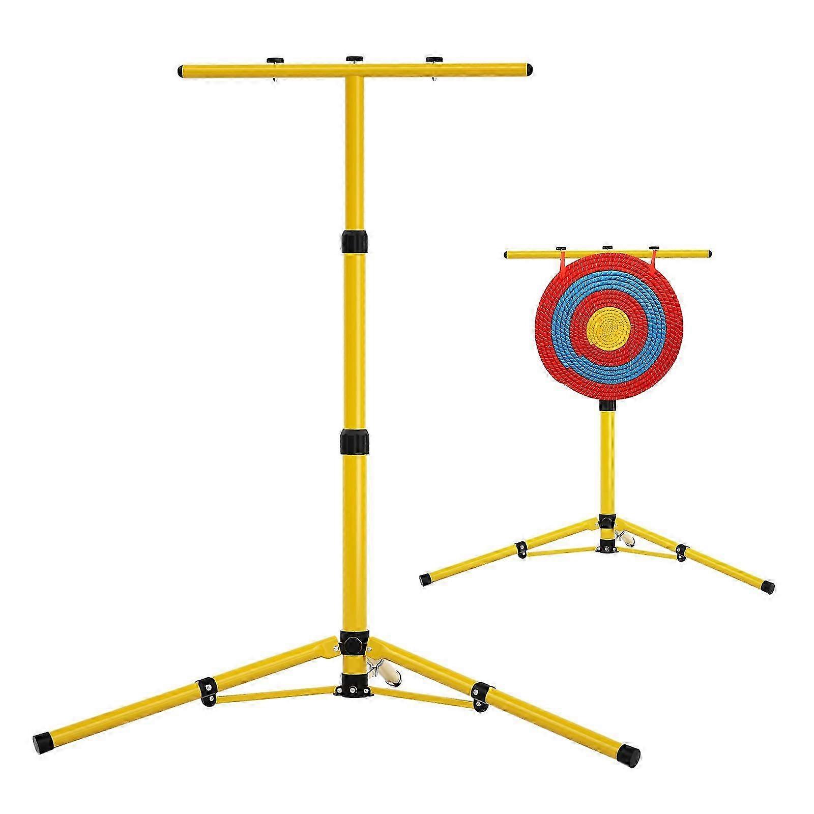 2025 Backyard Archery Target Stand, Mobile Folded Archery Stand for Practice Beginners