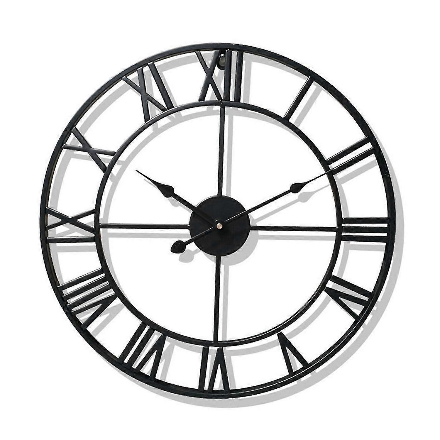 Roman Numeral Clock Wall Clock Retro Clock Decorative Wall Clock