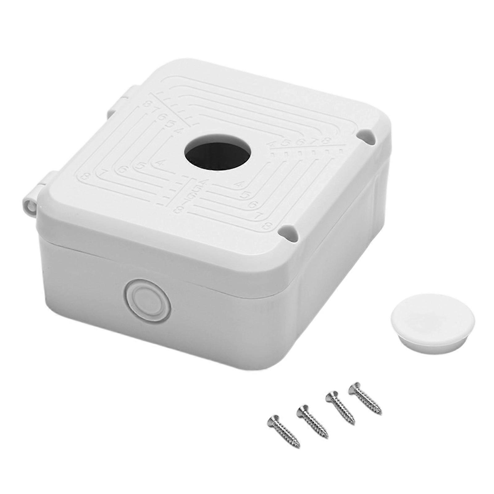Universal Square Security Camera Housing Case Watertight ABS Plastic Container For Rainproof Surveillances Installations Multicolor