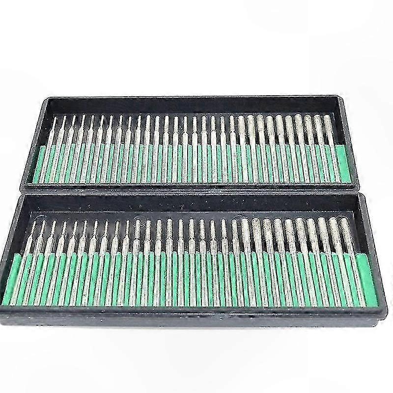 High-Quality Diamond Drill Bits Set, 60 Pieces, Includes 1mm, 2mm, 3mm Sizes, Durable and Versatile Tool Collection for Crafting