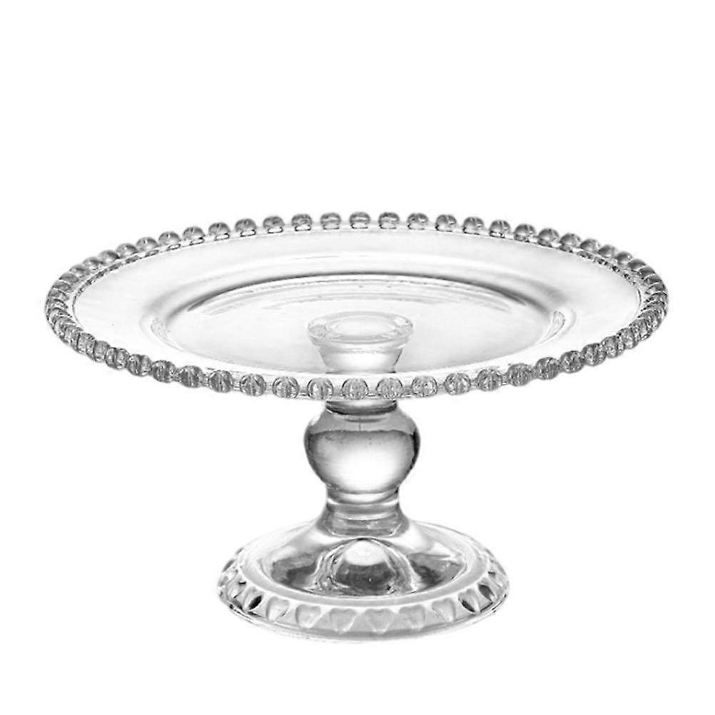 Fruit Plate Snack Tray for Home Use 1Pcs Transparent European Style Plate
