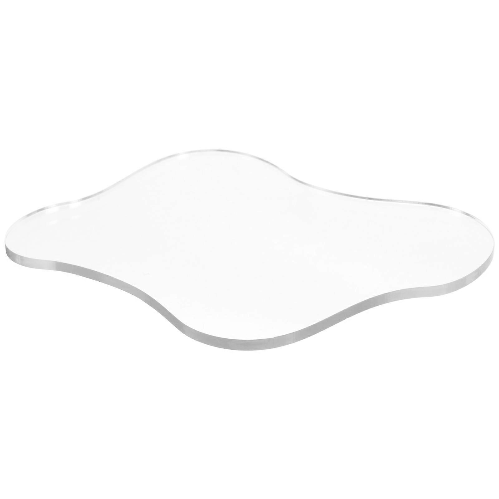 Clear Acrylic Coaster Set 4Pcs for Home and Office Use
