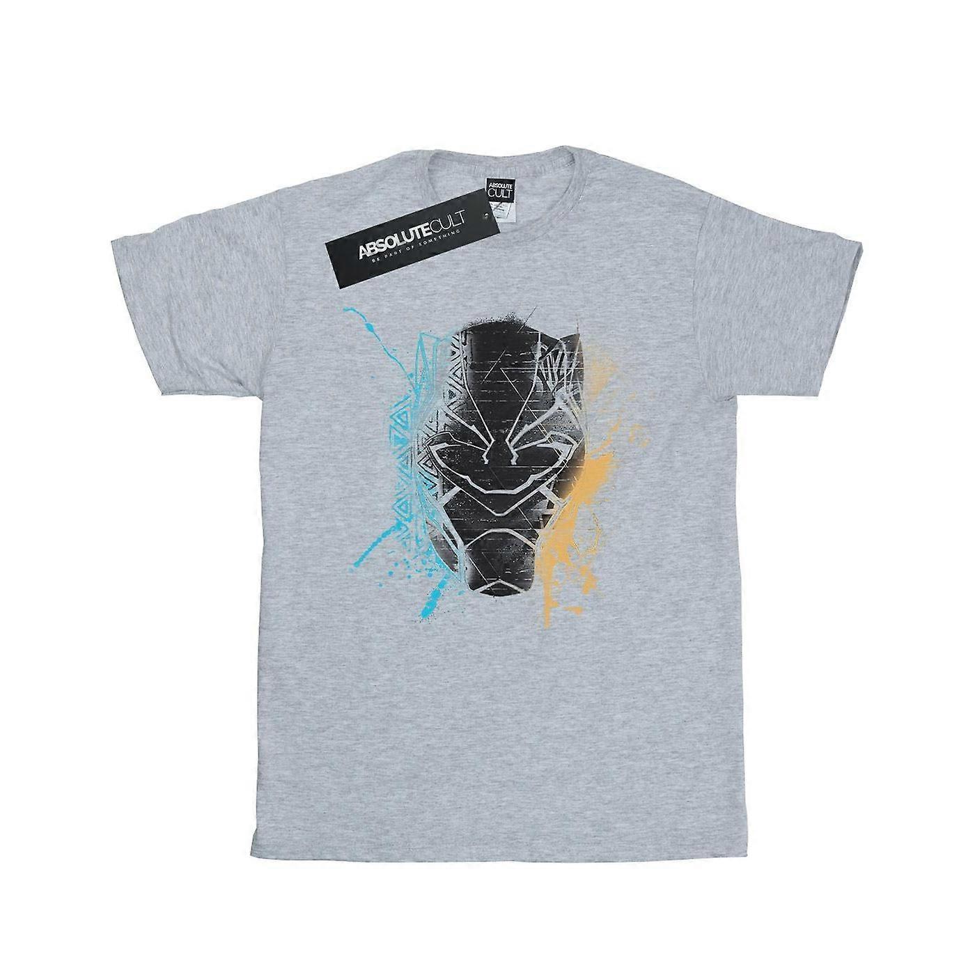 Camiseta de Algodão com Respingo de Algodão para Mulheres e Mulheres da Marvel