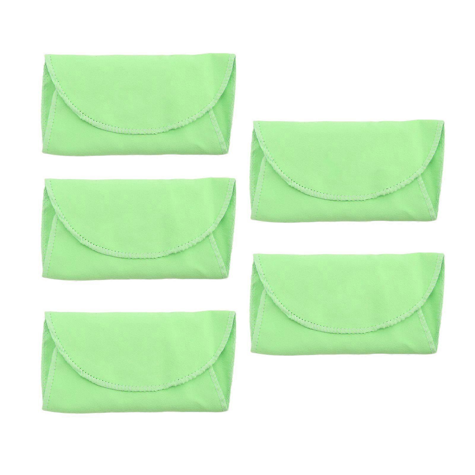 5 Pcs Tampon De Nettoyage De Chiffon Bonne Absorption D’eau Lavable À Usage Répété Doux Flûte Kit De Nettoyage pour Saxophone Clarinette