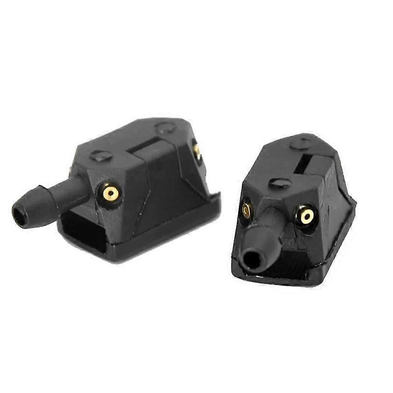 2Pcs Car Windshield Wiper Blade Washer Nozzle Adjustable 4-Way Upgrade Installed on 8mm 9mm Arm Car