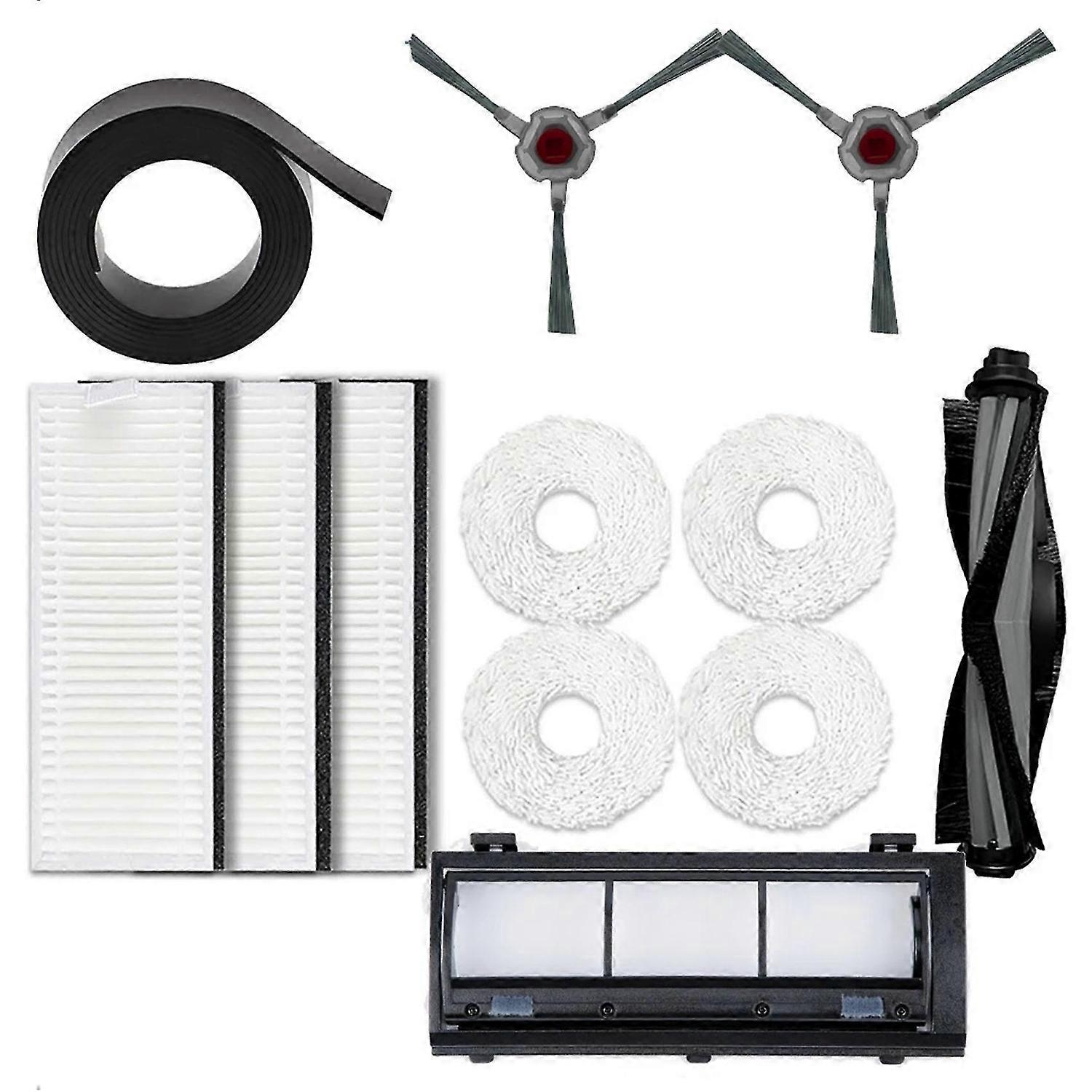 For Mop Self-Cleaning Robot Replacement Side Brushes Main Brush Filter Dust Box Mop Cleaning Pad Acc