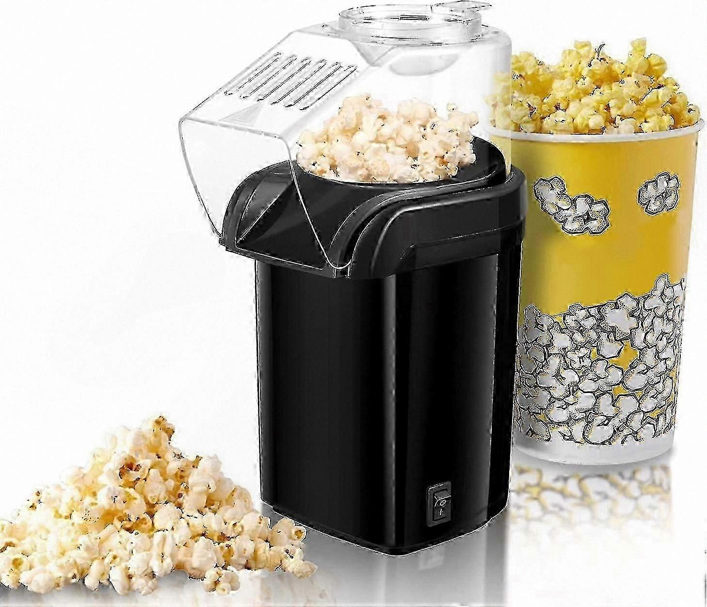 Machine à popcorn saine et sans huile avec cuillère doseuse, machine à popcorn électrique rapide pour friandises soufflées à l'air