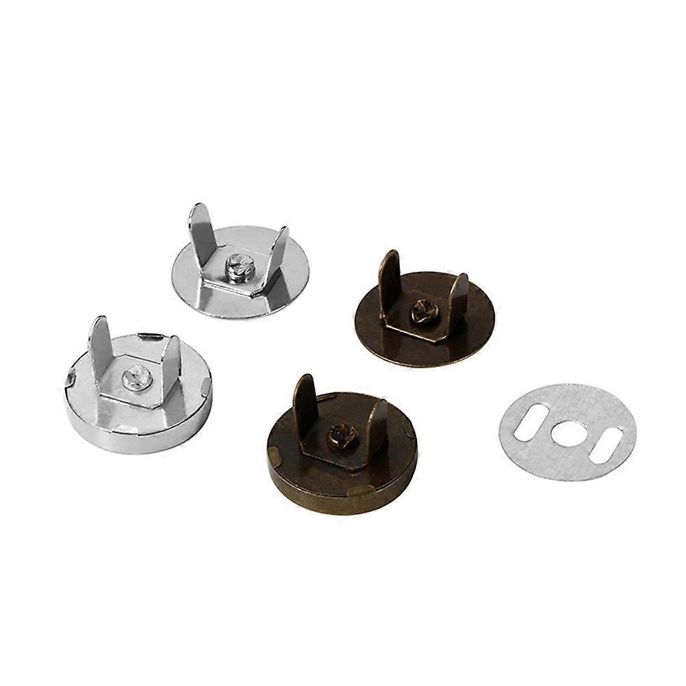 Snap Fasteners Kit 200Pcs 14mm Round Metal Clasps Ideal For Handbag And Clothing Making DIY Projects