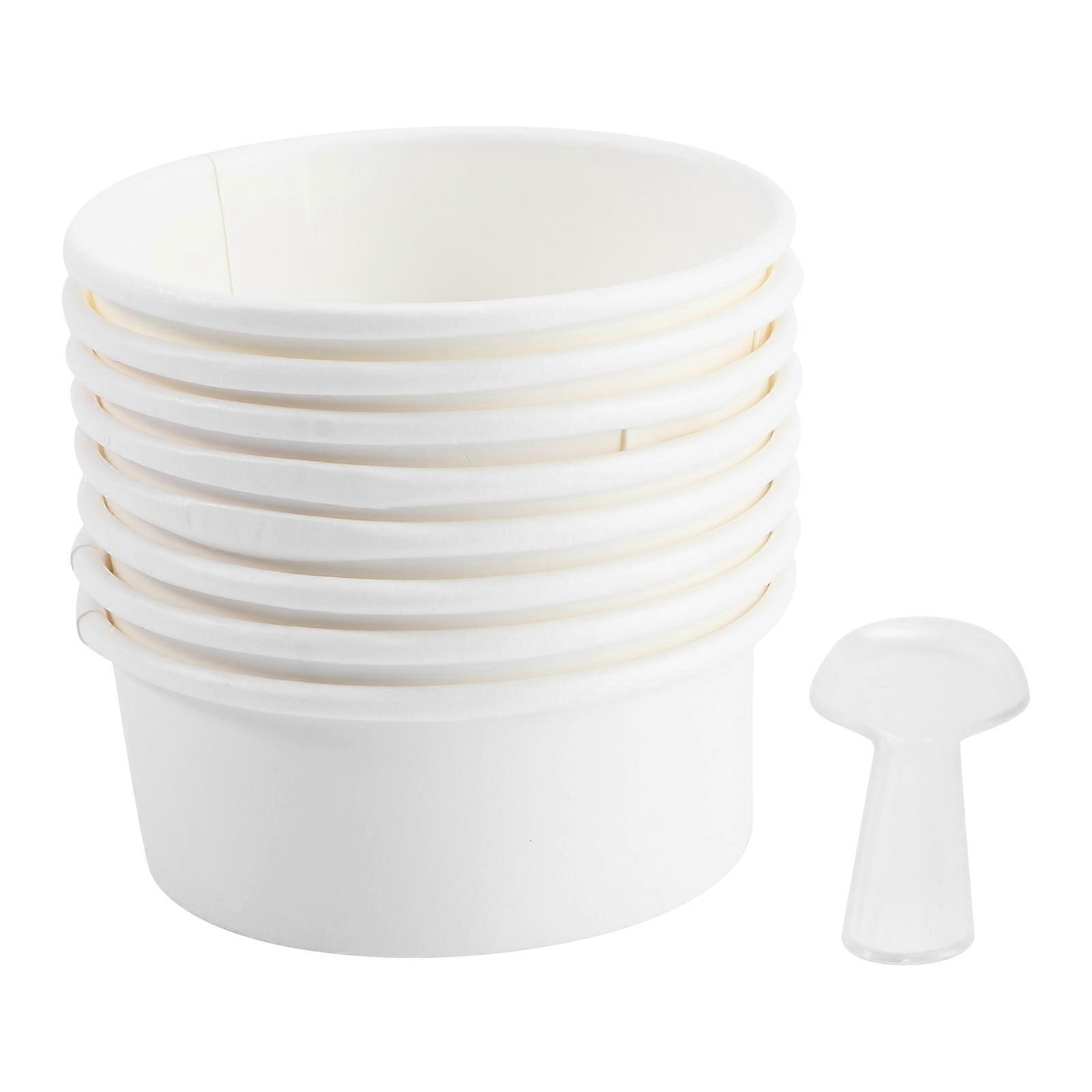 Ice Cream Paper Cup Foretaste Cup with 50Sets Black