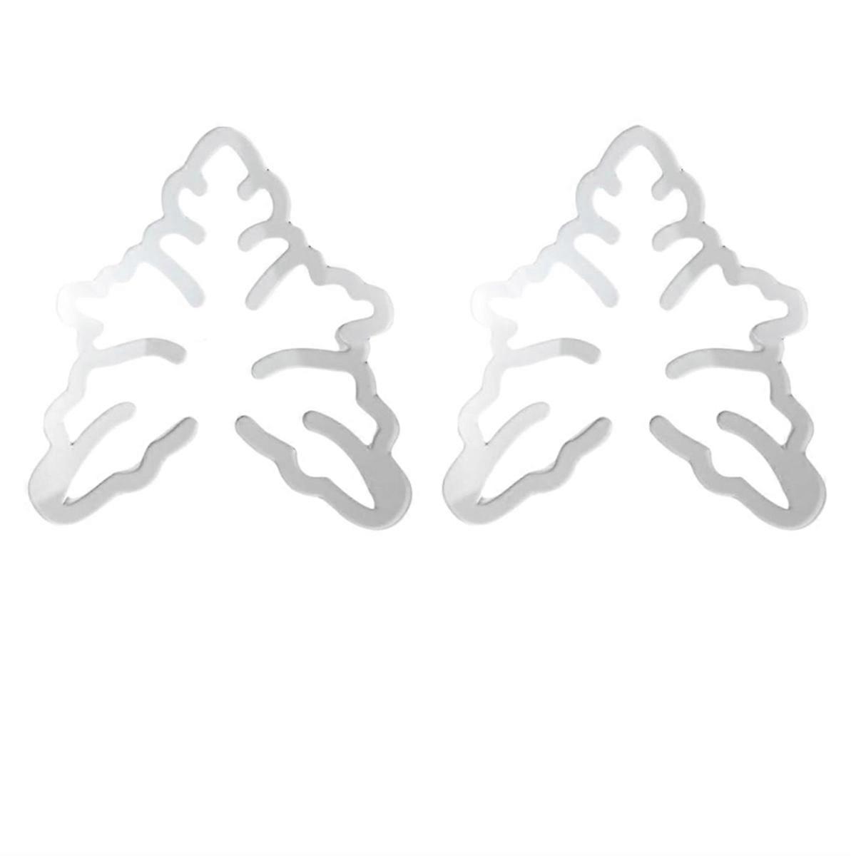 Flower-Shaped Green Plant Leaf Holder Turtle Shell Bamboo B