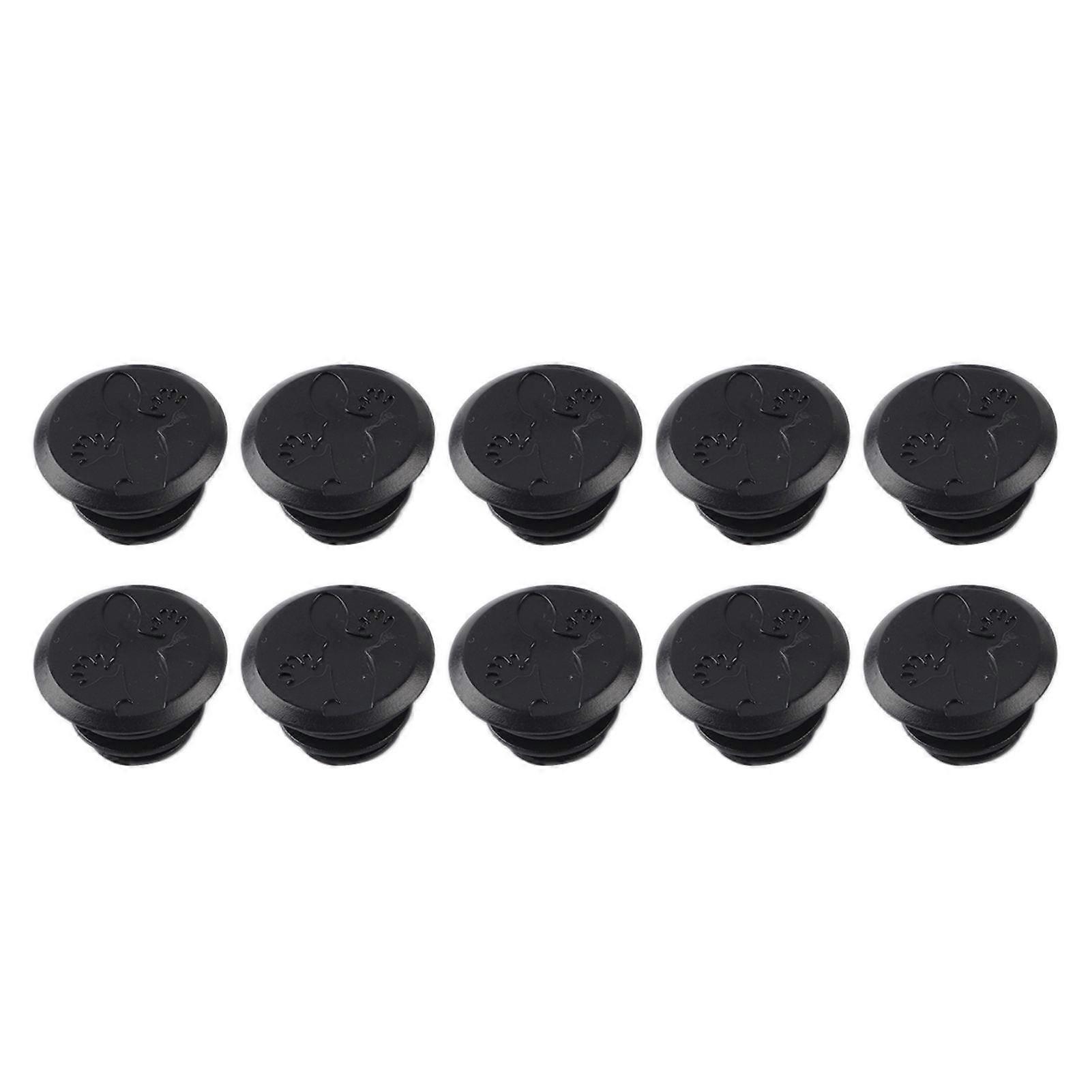 10pcs Plastic Bike Bicycle Handlebar Grip End Cap Plug Cycling Accessory