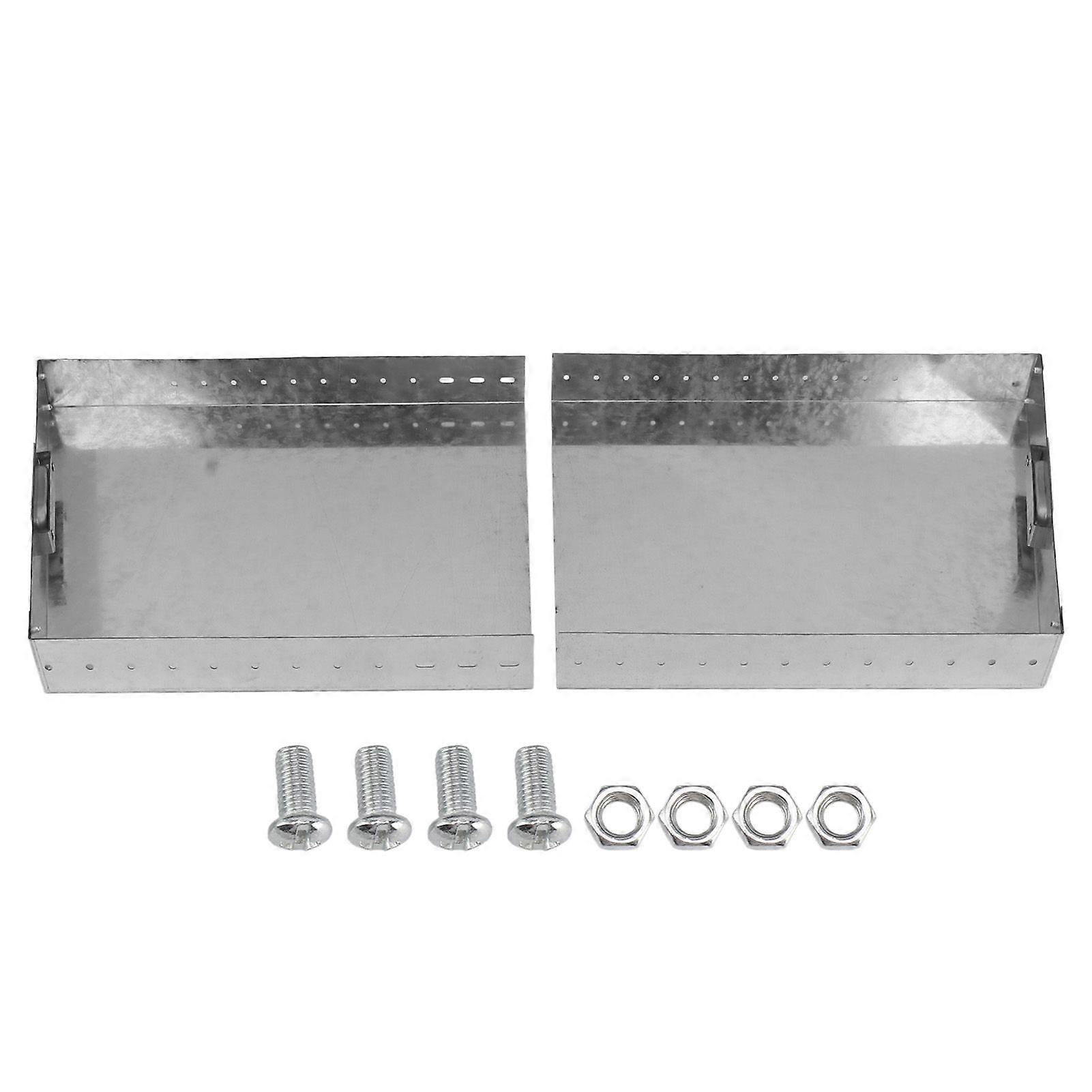 Adjustable Fireplace Tray Expandable Ash Pan Galvanized Steel Ember Holder Collector