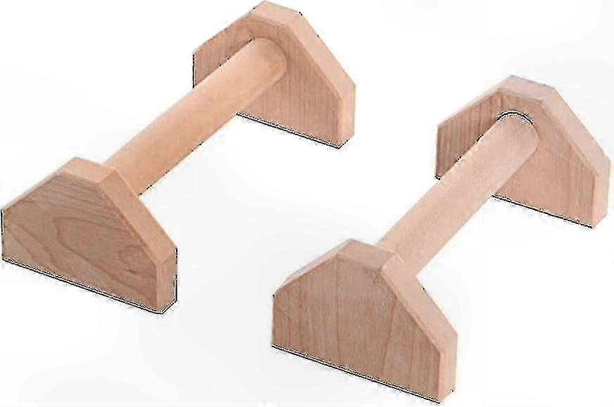 Push-up-stativ i trä för hemmaträning och handstående, justerbar träningsutrustning för styrketräning