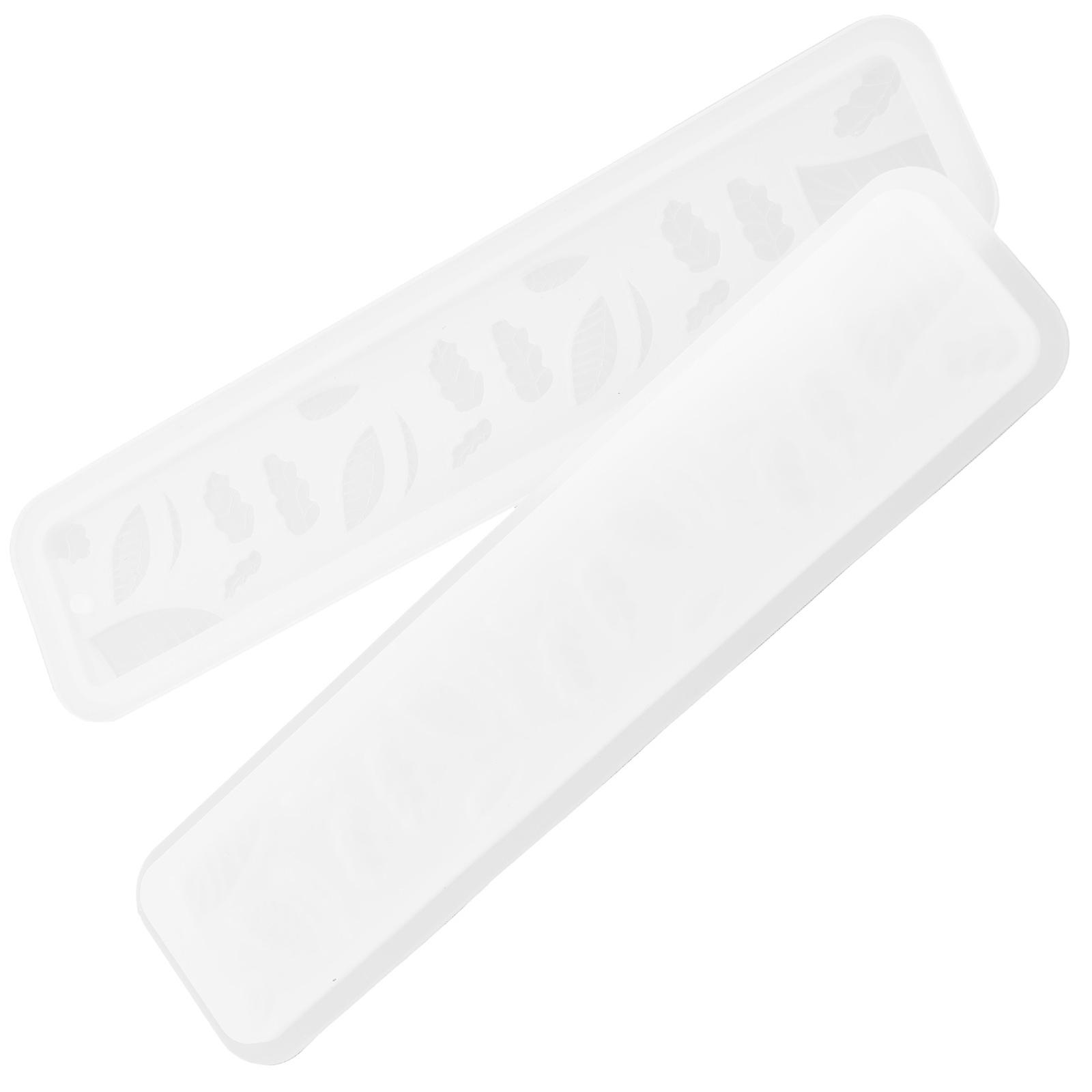 Leaf Bookmark Mold Silicone Mold for DIY 2Pcs Epoxy Resin Craft Making
