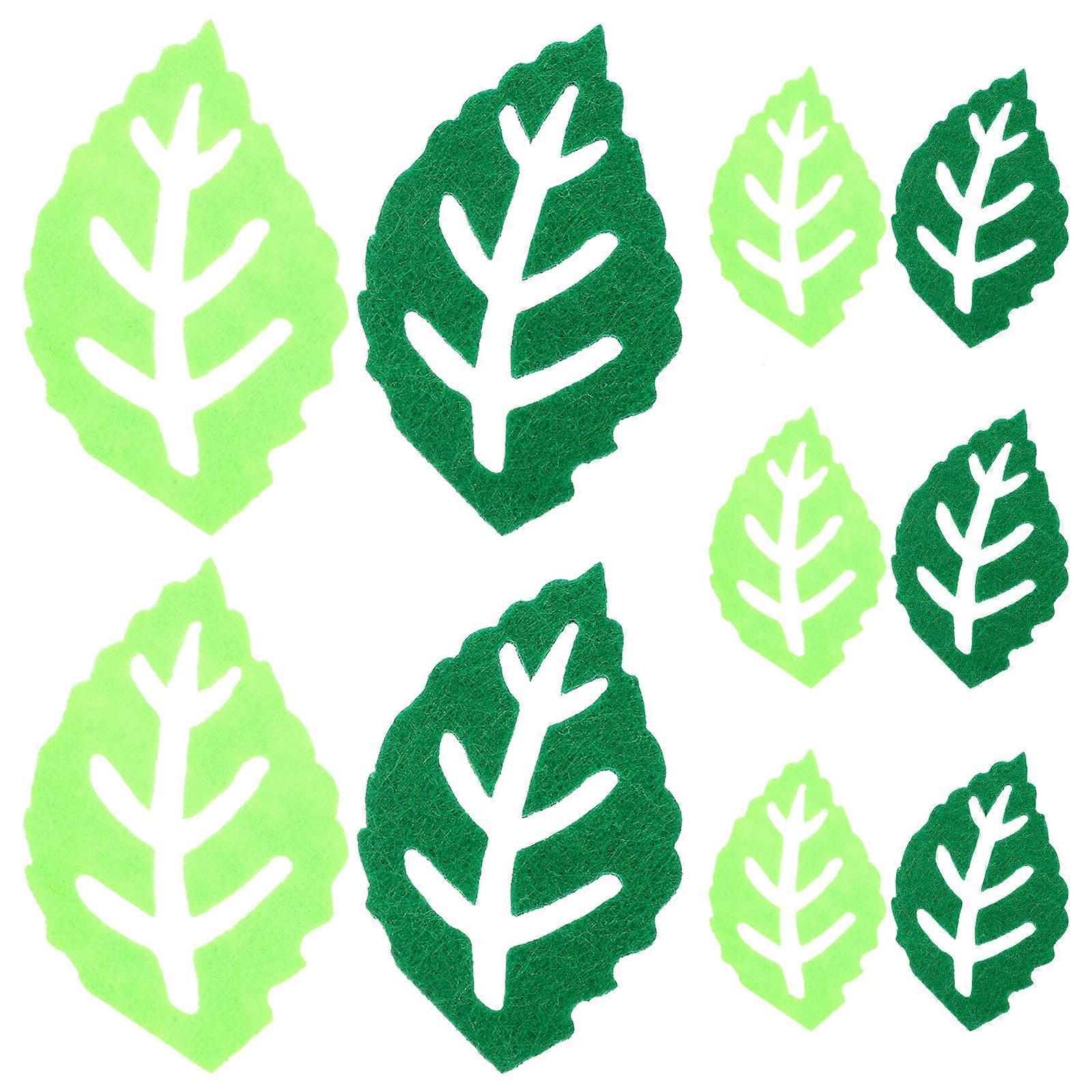 Wall Decor Cloth Leaf Decals for Classroom Layout Prop 3Sets